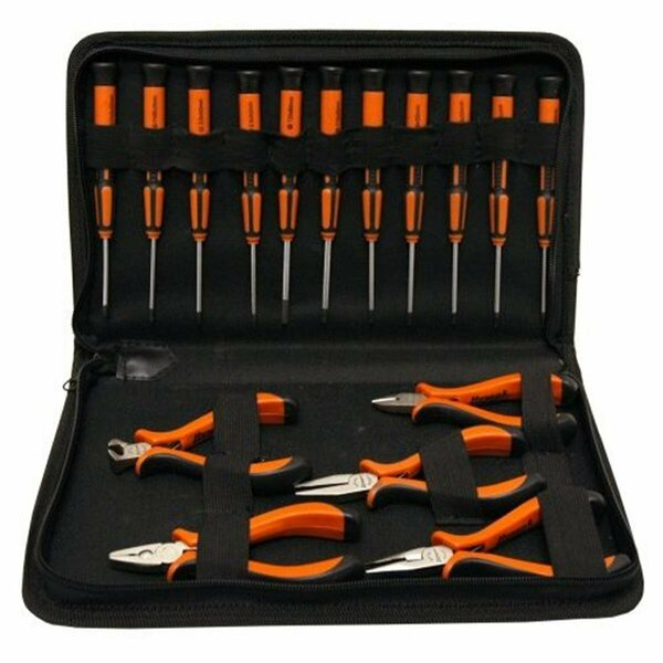 Totalturf 17 Piece Precision Pliers and Screwdriver Set TO2586537